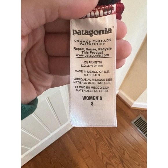 Patagonia Synchilla Snap T Fleece Pullover Wild Desert Aztec Women's‎ Size Small - Picture 7 of 7